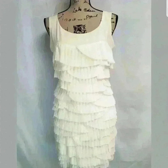 Cynthia Steffe Ivory Flapper Style Dress